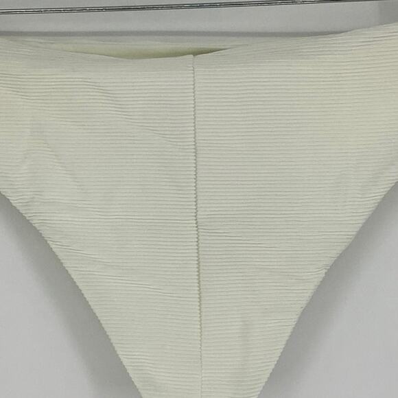 prAna Size Large Horchata Gemma Swim Bikini Bottom Ottoman Ribbed Swimwear Q5-1 - Picture 6 of 9
